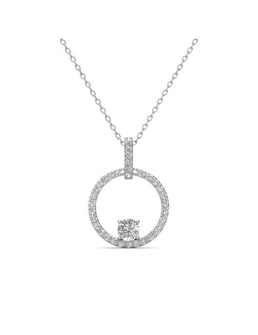 Colgante Amory - Plata y cristal - Image 1