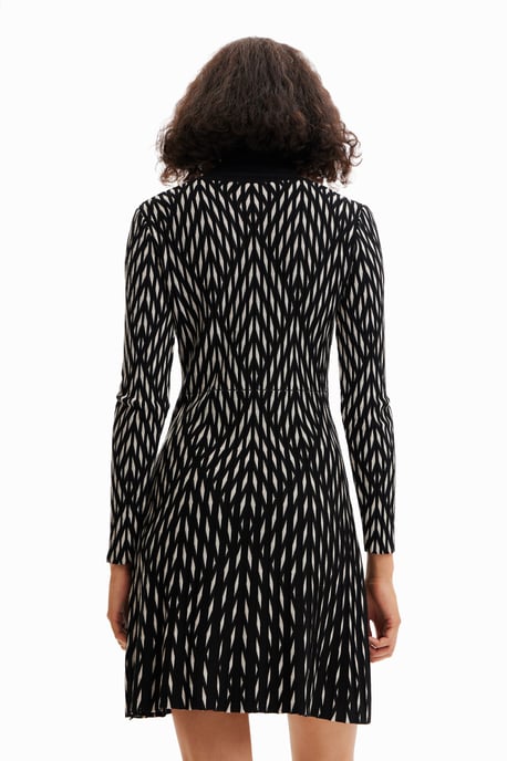 Vestido Negro para Mujer Desigual - Image 2