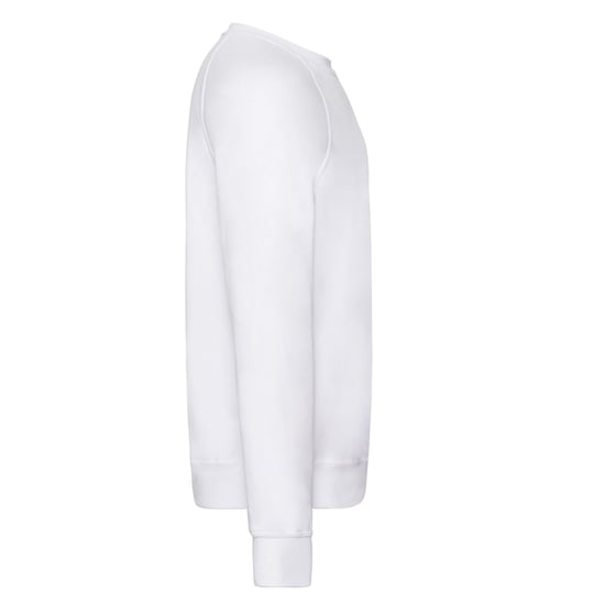 Fruit of the Loom Unisex Adult Lightweight Raglan Sweatshirt (White) - Image 3