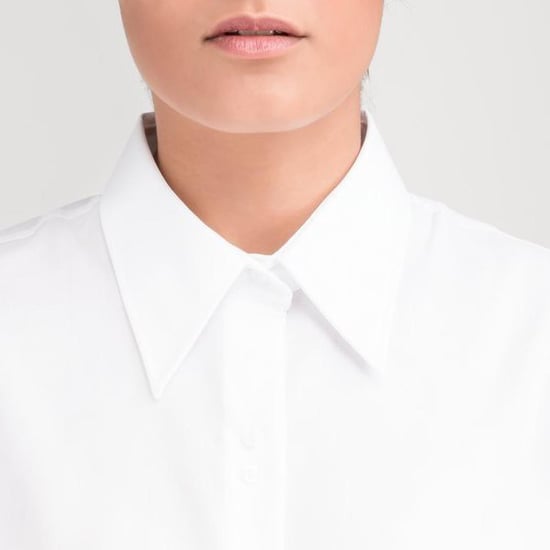 Russell Collection Ladies/Womens Short Sleeve Ultimate Non-Iron Shirt (White) - Image 4