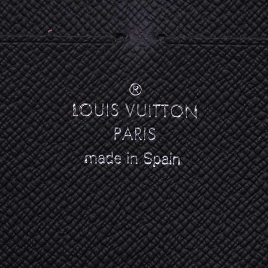 Louis Vuitton Dragonne Zippy Damier Wallet in Black Coated Canvas - Image 6