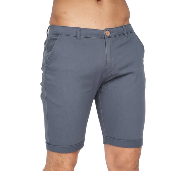 Crosshatch Mens Sinwood Chino Shorts (Petrol) - Image 1
