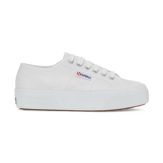 Superga Womens/Ladies 2740 Lace Up Platforms (White) - Image 3