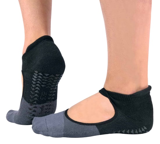 2 Pares de Medias Invisibles para Yoga y Pilates para Mujer con Suela Antideslizante - Image 1
