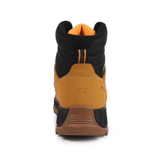 Regatta Mens Grindstone Nubuck Boots (Honey/Black) - Image 2