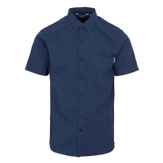 Regatta Mens Mindano IX Triangle Short-Sleeved Shirt (Navy) - Image 1
