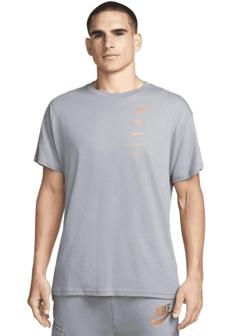 Nike Sportswear Standard Issue T Shirt in Polar Grey - Image 1