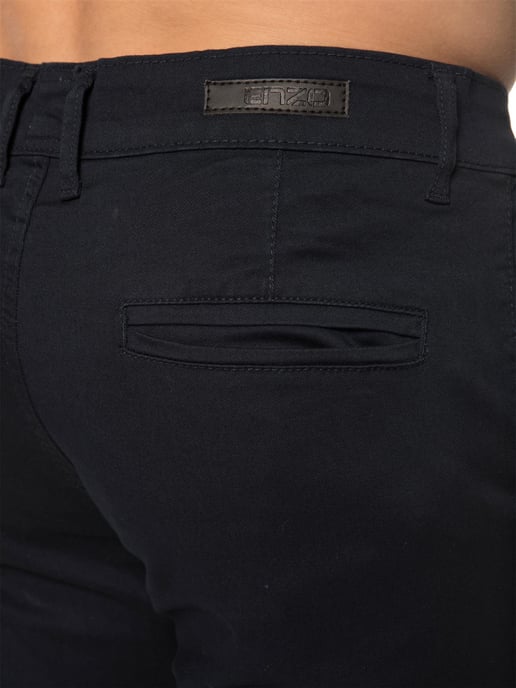 Enzo | Pantalones Cortos Chinos Ajustados para Hombre con Elástico - Image 4