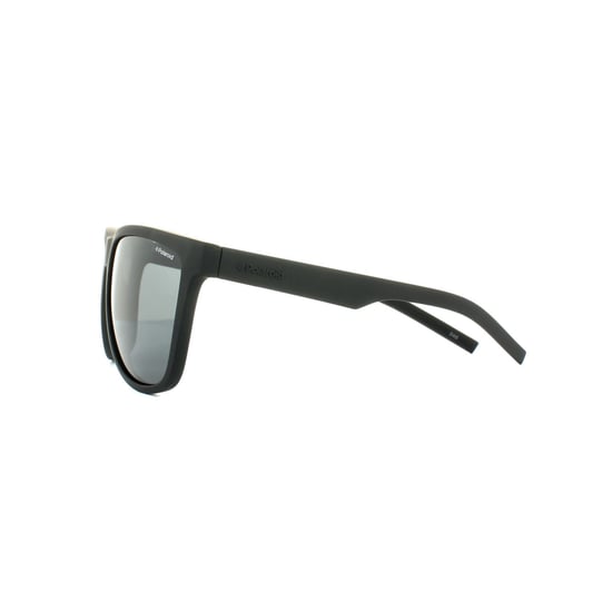 Polaroid Sport Sunglasses PLD 6014/S YYV Y2 Rubber Black Grey Polarized