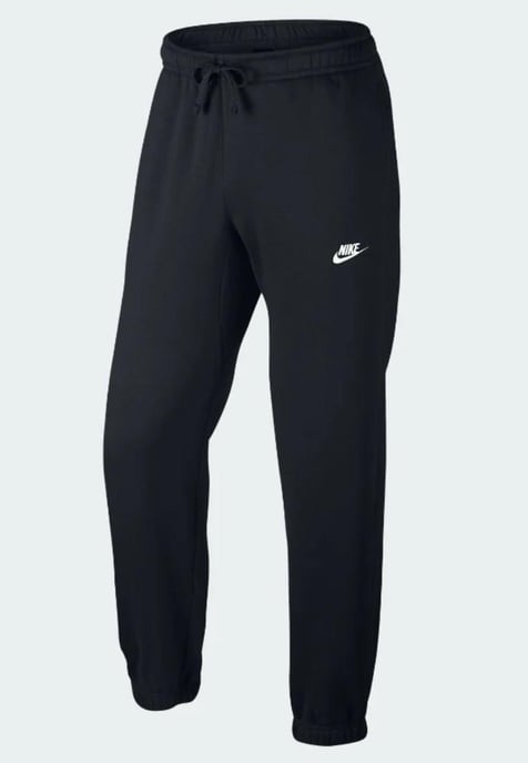 Chándal negro con capucha y forro polar Sportswear Club de Nike para hombre - Image 4