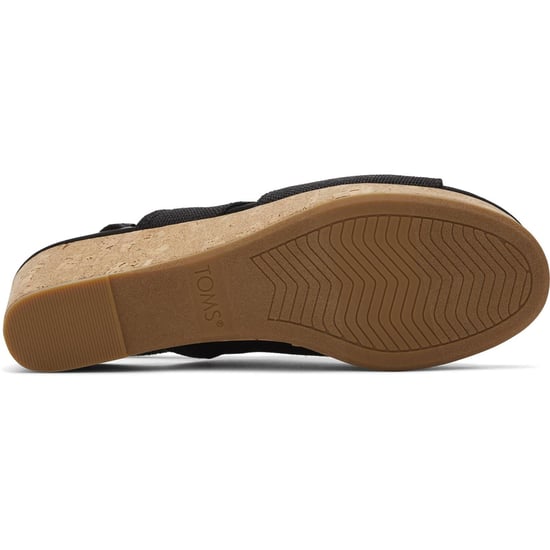 TOMS Claudine Nylon Women's Black Wedges - Image 3