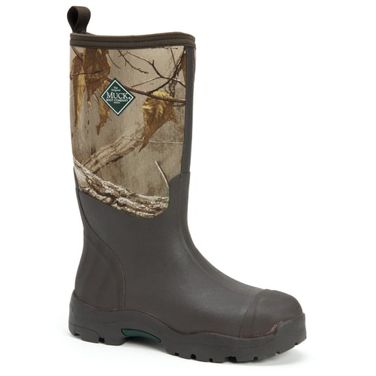 Muck Boots Derwent II Rubber Black/Bark Wellington Boots - Image 1