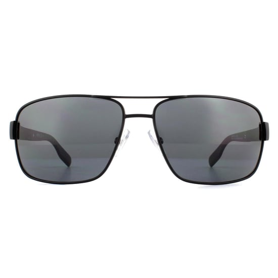 Gafas de sol Boss 0521 003 Ah Negro Mate Gris Polarizadas - Image 1