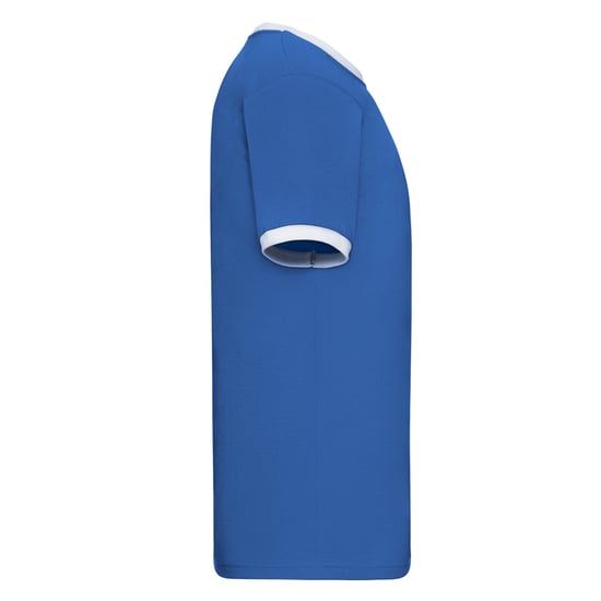 Fruit of the Loom Mens Ringer Contrast T-Shirt (Royal Blue/White) - Image 3