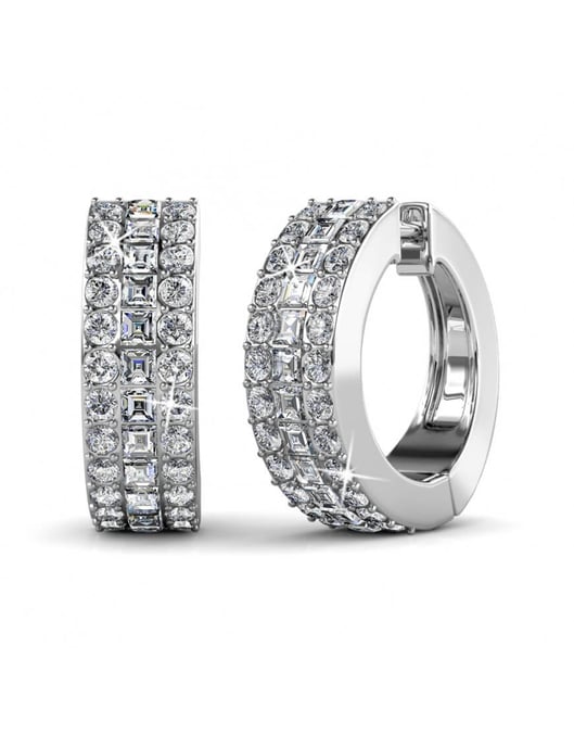 Pendientes Olena - Plata y Cristal - Image 1