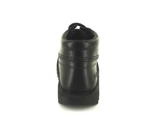 Kickers Childrens Boots Hi Core y Leather Lace Up black - Image 4