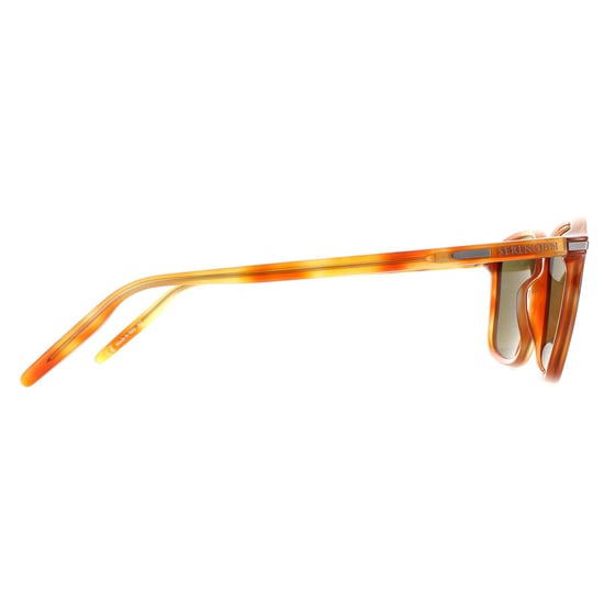 Serengeti Rectangle Mens Shiny Caramel Mineral Polarized 555nm Lenwood