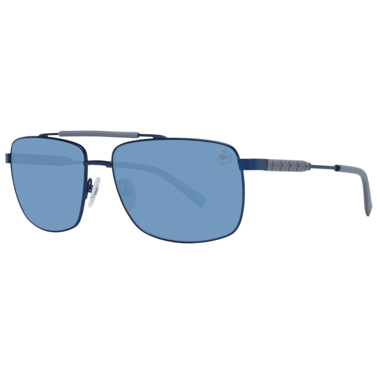 Timberland Aviator Mens Blue Grey Polarized Mirrored TB9240