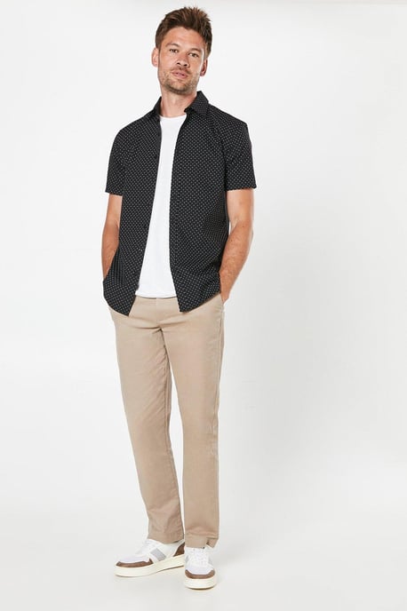Ditsy Print Short Sleeve Shirt