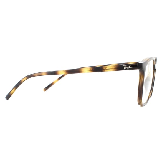 Montura de gafas Ray-Ban RX7185 2012 Havana Hombres Mujeres - Image 4