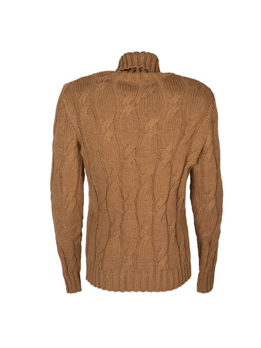 Xagon Man Suéter Turtleneck del hombre beige - Image 6