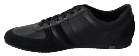 Zapatillas Casual de Cuero Negro con Logo para Hombre de Dolce & Gabbana - Image 6