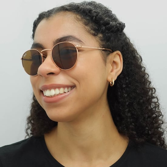 Ray-Ban Round Unisex Rose Gold Brown RB3637 New Round