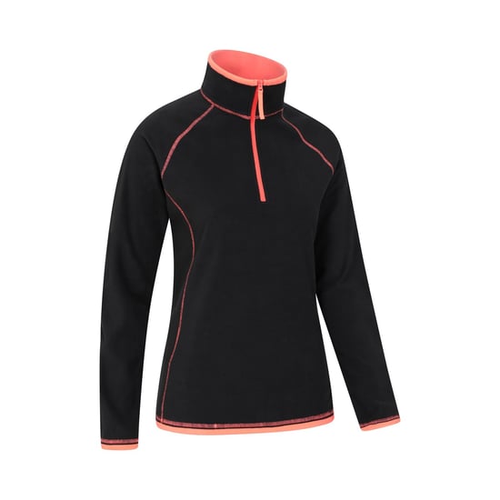 Mountain Warehouse Womens/Ladies Montana Half Zip Fleece Top (Jet Black) - Image 5