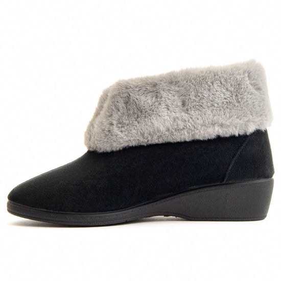 MONTEVITA WEDGE ANKLE BOOT CONFORTDAY8 IN BLACK