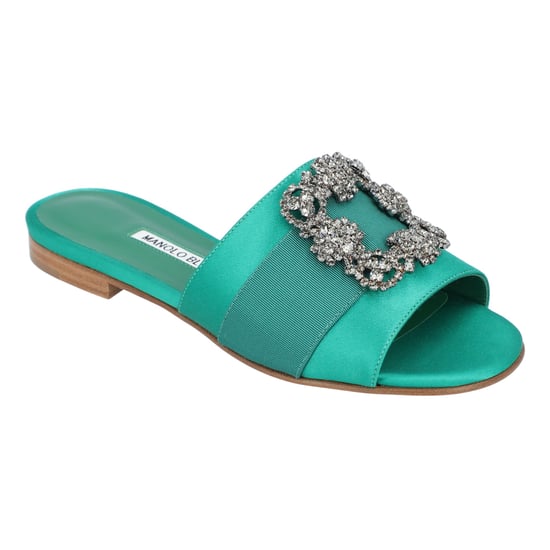 Manolo Blahnik Martamod Flat Green - Image 2