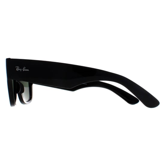 Ray-Ban Cuadradas Unisex Negro Pulido Verde Polarizadas RB0840S Mega Wayfarer - Image 3