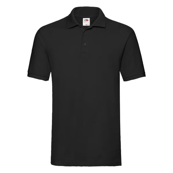 Fruit of the Loom Mens Premium Pique Polo Shirt (Black) - Image 1