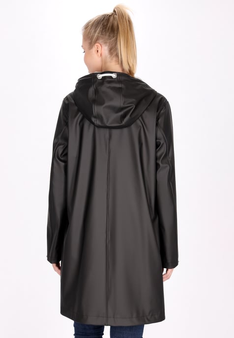 Schmuddelwedda raincoat women black - Image 4