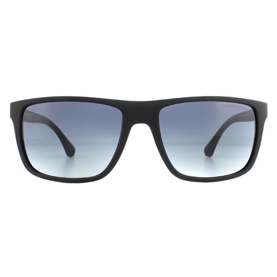 Emporio Armani Sunglasses EA4033 58644L Black and Rubber Blue  Blue Gradient