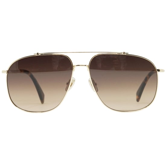 Lanvin gafas de sol doradas con lentes degradados en marrn - Image 1