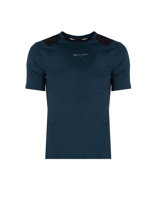 Champion T-Shirt Tech-Tee del hombre negro, azul - Image 1