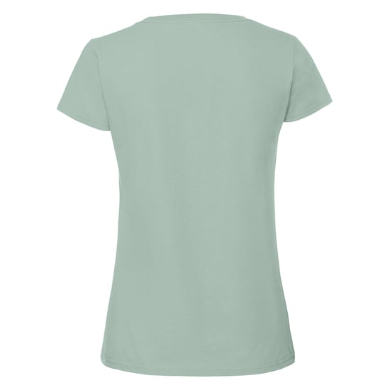 Fruit Of The Loom Womens/Ladies Ringspun Premium T-Shirt (Sage) - Image 3