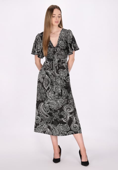 Dreimaster Dress women black white - Image 2