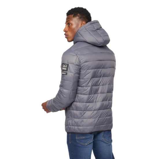 Crosshatch Mens Gattering Jacket (Charcoal) - Image 2