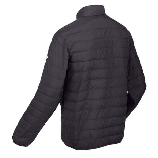 Regatta Mens Hillpack Quilted Insulated Jacket (Ash/Orange Pepper)