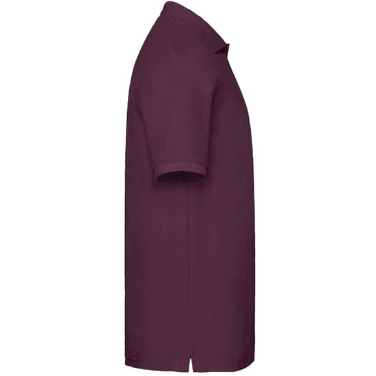 Fruit of the Loom Mens Premium Cotton Pique Polo Shirt (Burgundy) - Image 3