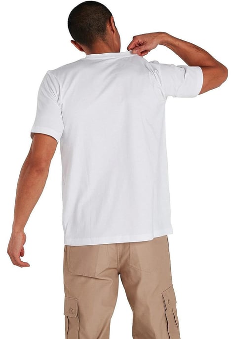 Berghaus Camiseta orgánica con logo grande para hombre en blanco - Image 2
