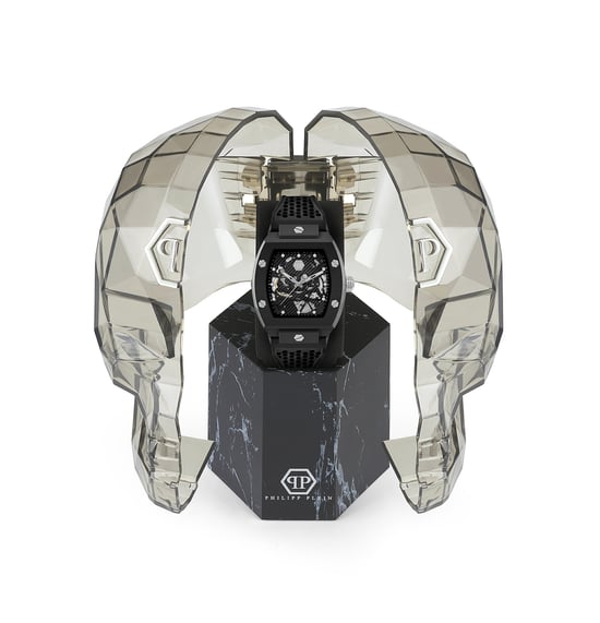 Philipp Plein The Skeleton Ecoceramic Men's Black Watch PWVBA0423
