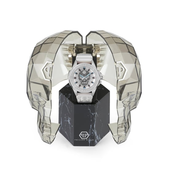 Philipp Plein The $kull Unisex's White Watch PWAAA1521 - Image 4