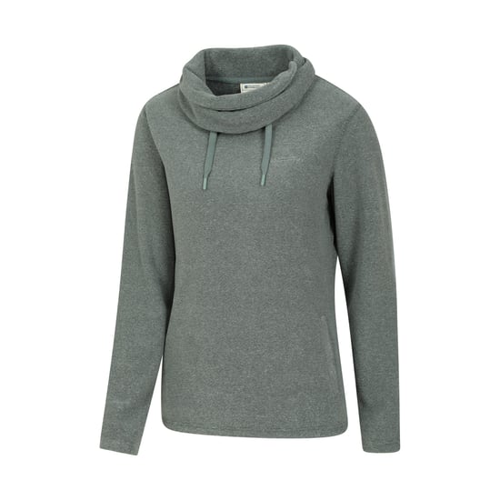 Mountain Warehouse Womens/Ladies Hebridean Cowl Neck Fleece Top (Dark Khaki) - Image 3