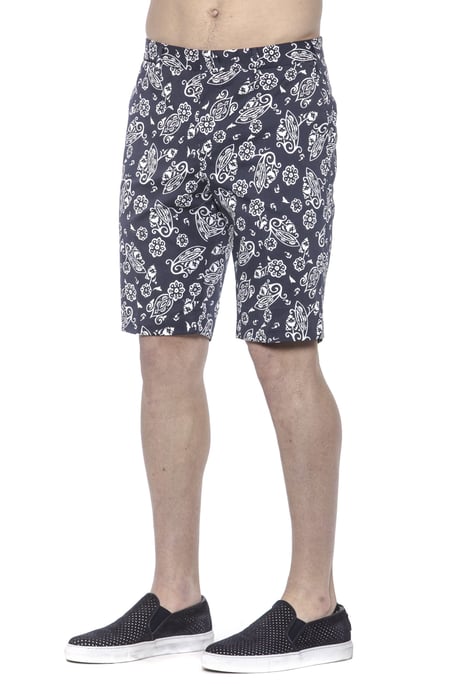 PT Torino Pantalón Corto de Algodón Azul para Hombre - Image 2