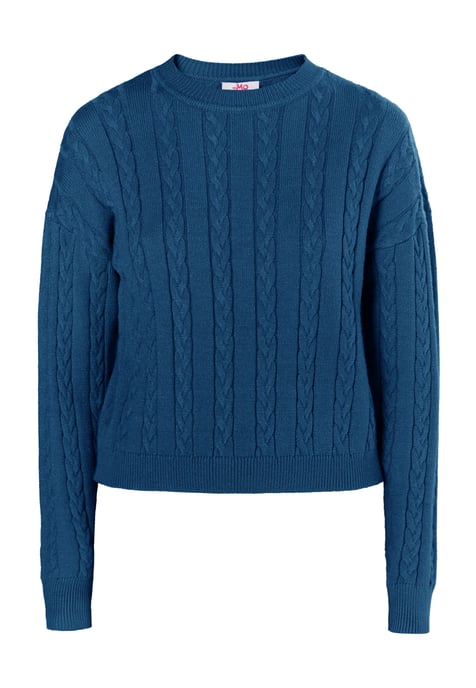 Mymo Knitted pullover women marine - Image 1