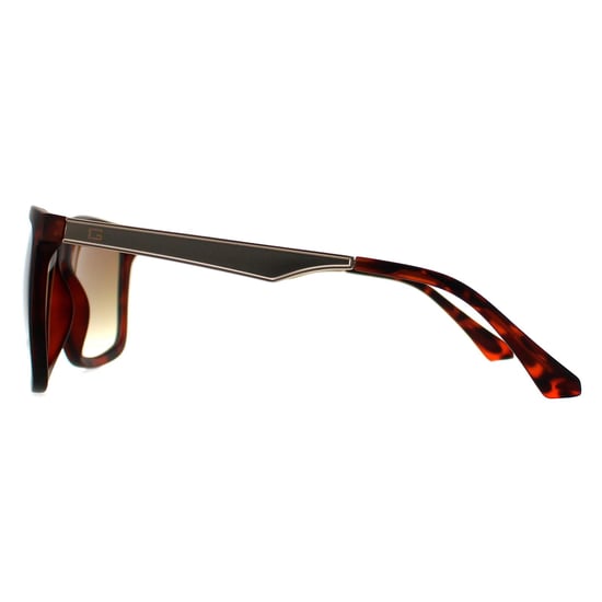 Guess Rectangle Mens Dark Havana Brown Gradient GF0171