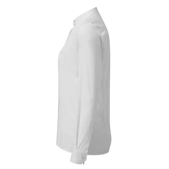 Premier Womens/Ladies Banded Grandad Collar Formal Shirt (White) - Image 2