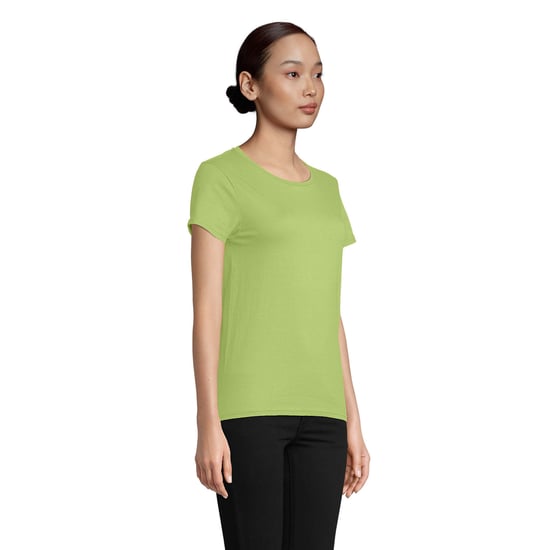 SOLS Womens/Ladies Pioneer T-Shirt (Apple Green) - Image 3